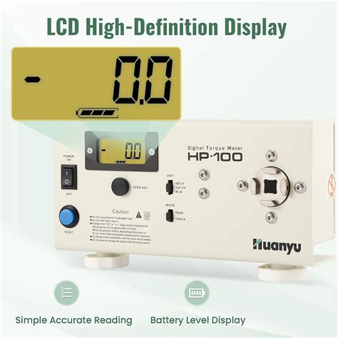 Huanyu Digital Torque Meter HP-100 Torque Gauge India | Ubuy