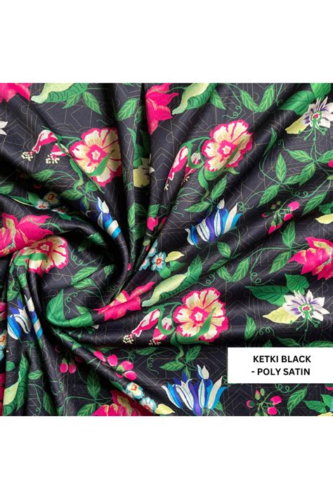 Buy FOREVER KETKI BLACK - Luxury Poly Satin Night Suit for Women ...