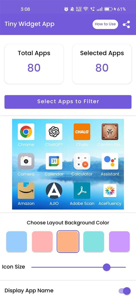 Скачать Mini Icon Widget - Tiny Icons APK для Android