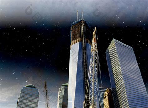 美国城市摩天大楼的纽约市线高清图片下载-正版图片304004072-摄图网