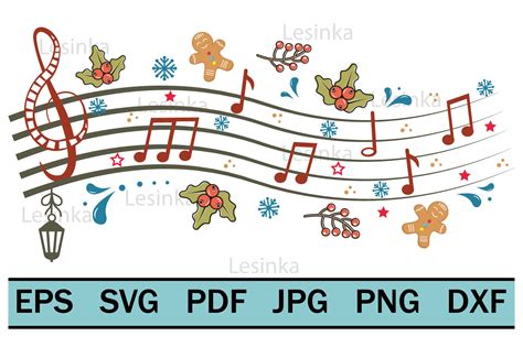 Image result for Christmas Musical Notes