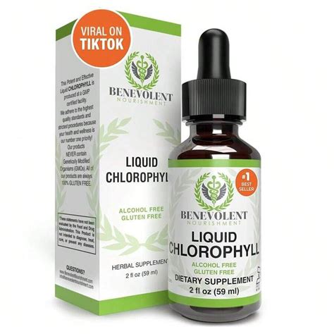 Liquid Chlorophyll Drops Healthcare Supplement - Gut Support Healthcare ...