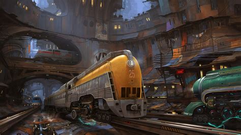 Train Art Wallpapers - Top Free Train Art Backgrounds - WallpaperAccess