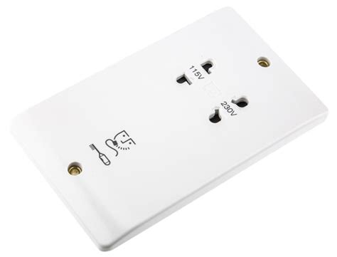 K701 WHI MK Electric | MK Electric White 2 Gang Plug Socket, Indoor Use ...