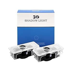 AUTO SNAP 2Pcs Car Door Ghost Welcome 3D LED Shadow Projector Light ...