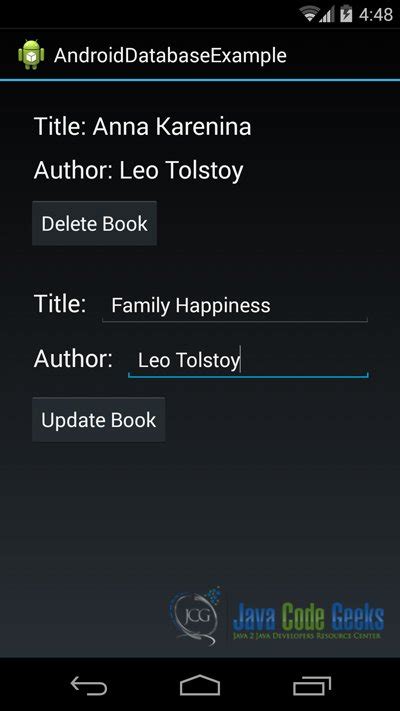 Android Database 的图像结果