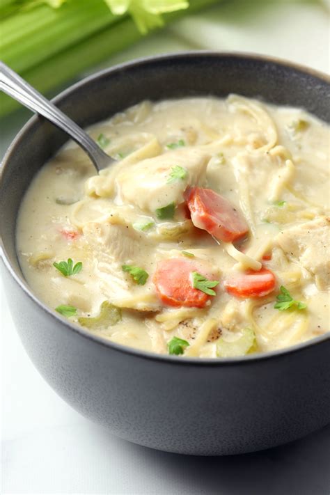 Creamy Turkey Noodle Soup - The Toasty Kitchen