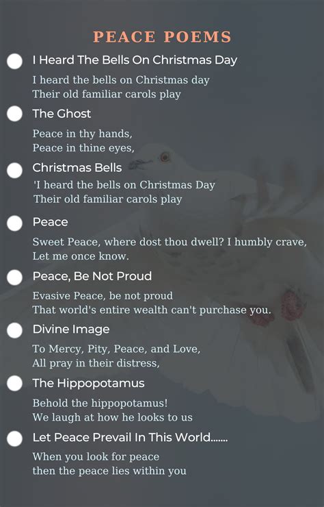 Rhyming Words With Peace at Mary Murrow blog