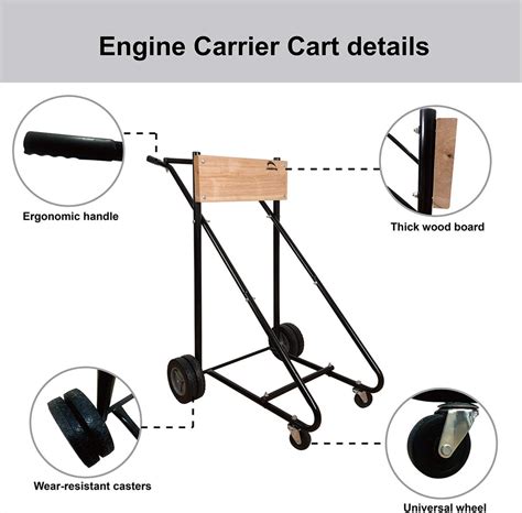 LEADALLWAY Outboard Boat Motor Stand Carrier Cart India | Ubuy