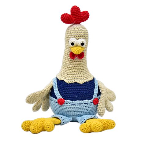 Dorris the Rooster - Unique Handmade Crocheted Plush Toy – HAPPY THREADS
