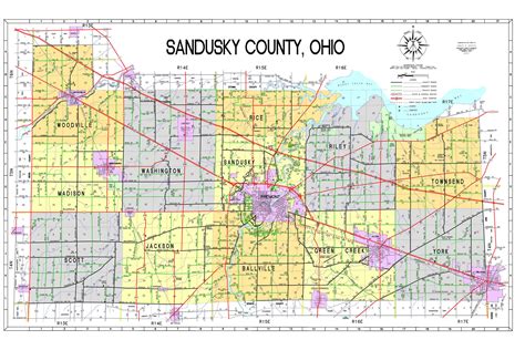 Sandusky County, Ohio - County Maps