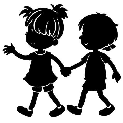 Page 5 | Kids Holding Hands Silhouette Images - Free Download on Freepik