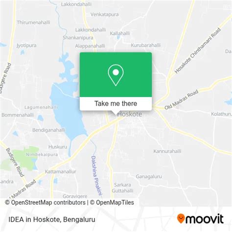 How to Get to IDEA in Hoskote in Bengaluru by Bus?