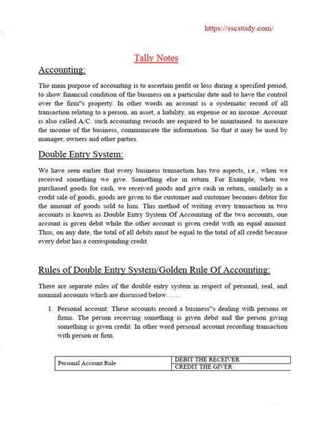 Tally Notes PDF Download 的图像结果
