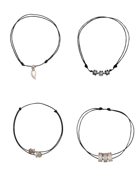 Anklet Pack Of 4 In One Combo – Zilmor