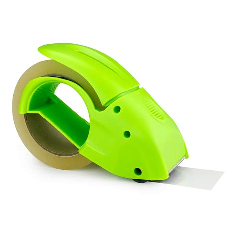 Buy ABEL EVO Packing Tape Dispenser, Green, 2 Inch Wide Ergonomic Tape ...