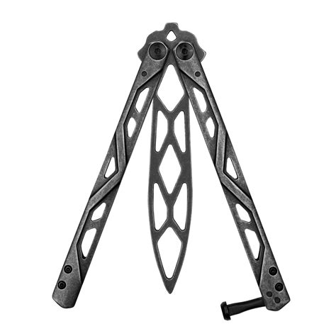 Kershaw Balanza Trainer, Butterfly Knife with Blunt Blade, Rounded Tip ...