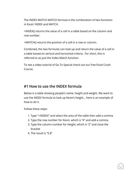 Image result for INDEX/MATCH Excel Tutorial
