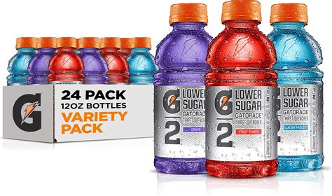Amazon.com : Gatorade G2 Thirst Quencher, Lower Sugar, Fruit Punch, 12 ...