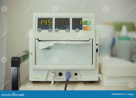 Fetal Heartbeat Monitor, Cardiotocography Stock Photo - Image of machine, medical: 69942474