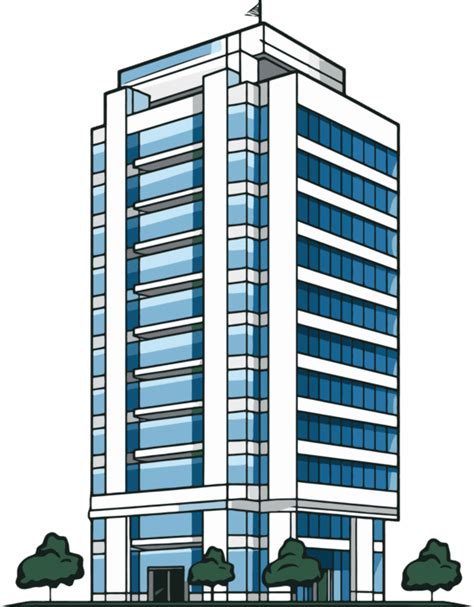 People in Different Buildings Cartoon Png 的图像结果