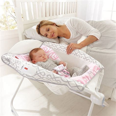 Rocking Baby Bassinet Newborn Sleeper Crib Nursery Furniture Cradle ...