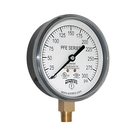 Manometro 0 A 300 PSI Dial 4" S/ Glicerina UL/FM - Armabraes