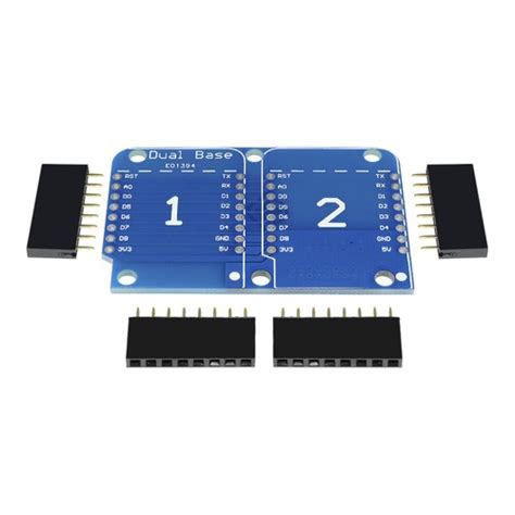 Double Socket Dual Base Shield for WeMos D1 Mini | Ubuy India