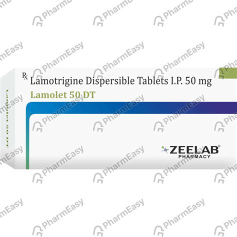 Buy Lamolet Dt 50 MG Tablet (10) Online at Flat 15% OFF | PharmEasy