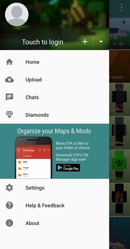 Baixar UTK.io for Minecraft PE 1.7 Android - Download APK Grátis