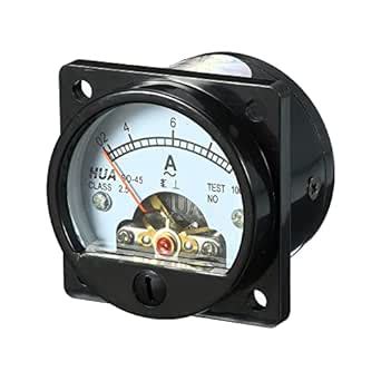 YOKIVE Analog Panel Ammeter, Round Ampere Meter Current Tester, Great ...