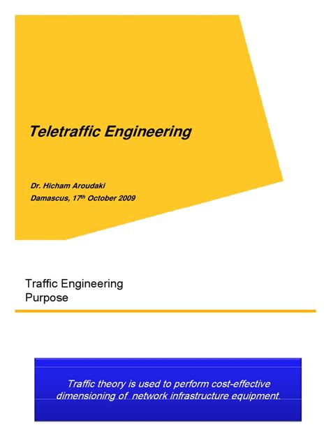 Traffic Engineering Calculation PDF 的图像结果
