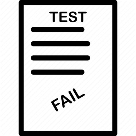 Image result for Fail Exam Icon