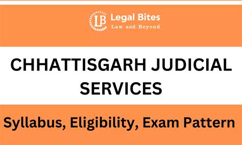 Chhattisgarh Judicial Services Examination | Syllabus, Eligibility, and ...