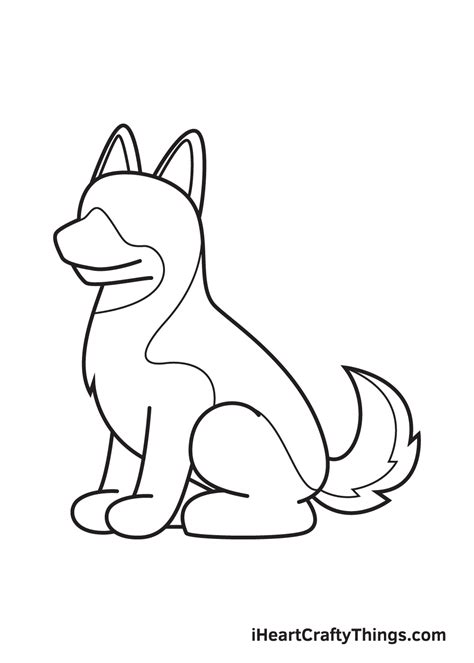 Easy Poodles to Draw How to Draw a Easy German Shepherd - King Frophe1946