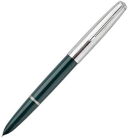 Hero Pen Fountain Pen Fine Nib 616 Doctor Pen Stainless Steel and Green ...