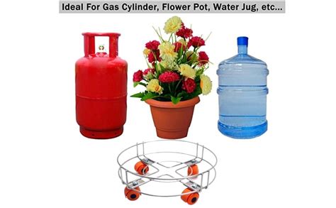 CR18 Collection Stainless Steel Gas Trolly/Lpg Cylinder Stand Trolley ...