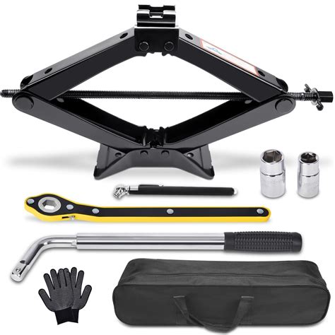 Aditi Enterprise Car Scissor Jack Kit - 3 Ton,Scissor Lift/Floor Jacks ...