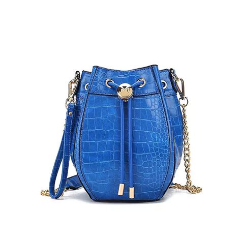 MKF Collection Cassidy Crocodile Embossed Womens Hobo Bucket Handbag by ...