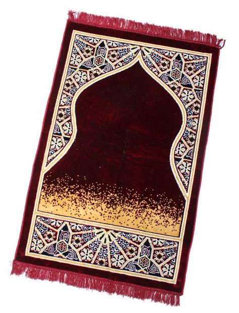 Buy ADIRNY Velvet Prayer Mat 44x28 inch Musalla Janamaz for Namaz ...