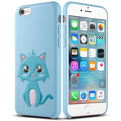 ULAK Bundle of 2-Pack Cute 3D PET Synthetic Leather Cases Hybrid Slim ...