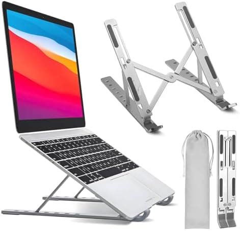 KRABERS 6 Angles Adjustable Aluminum Ergonomic Foldable Portable ...