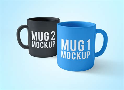 Free Ceramic Coffee Mug Mockup PSD Set - Good Mockups