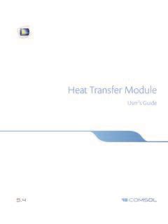 Image result for Heat Transfer Module in COMSOL