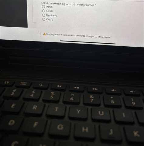 Solved Select the combining form that means | Chegg.com