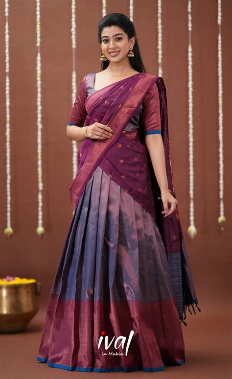 PADMAKSHI - Semi Silk Half Sarees – Ivalinmabia