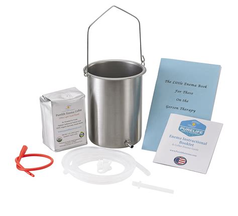 Buy Purelife Detox Coffee Enema Kit - Made in USA - 2 Qt / Superior Non ...