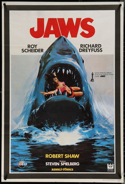 Jaws Original Movie Poster Vintage Movie Poster Jaws Shirt: Jaws Mens