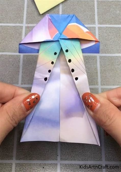 Image result for Origami Paper Dress Tutorial