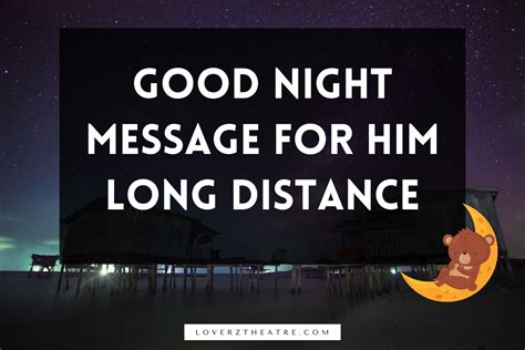 300 Sweet Good Night Messages For Him That Touches The Heart